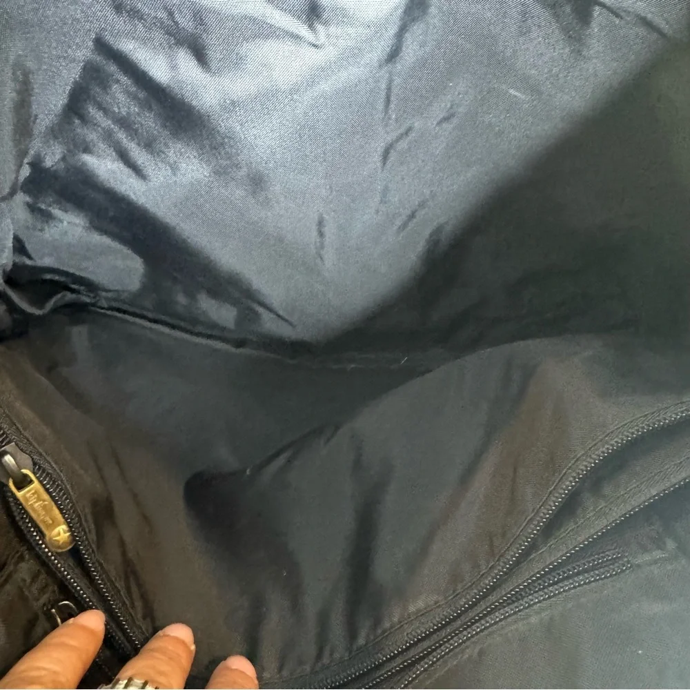 Kipling laptop black briefcase with monkey attached